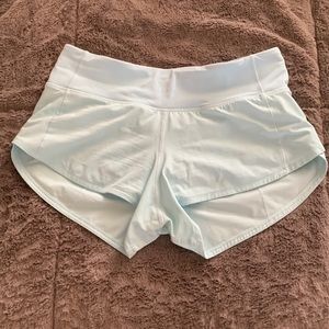lululemon speed up 2.5” light blue